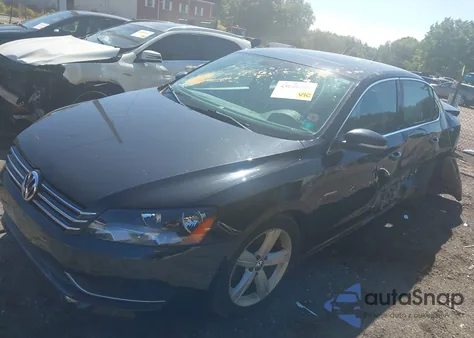 2013 Volkswagen Passat 2.0L Tdi Se z USA, uszkodzony, nr VIN 1VWBN7A34DC036299